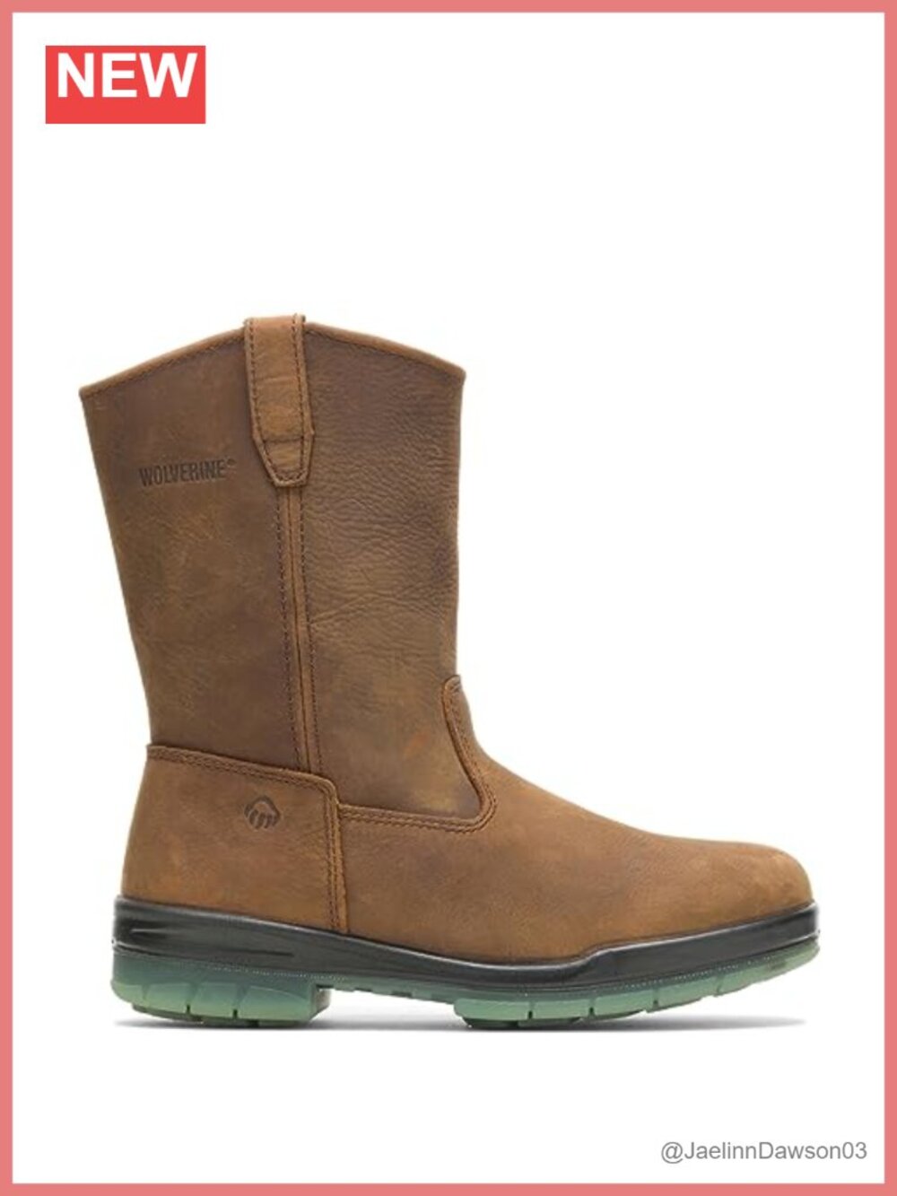 Wolverine W03367 Slip-Resistant Leather Work Boot